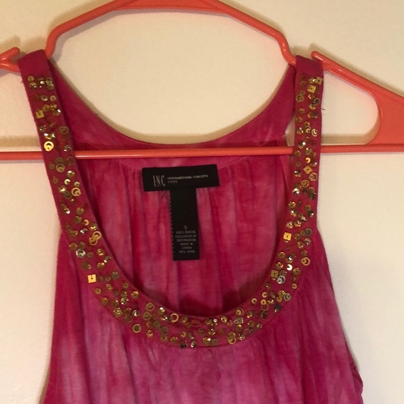 Pink & Gold Sequin Tank ❤️ - Picture 2 of 5